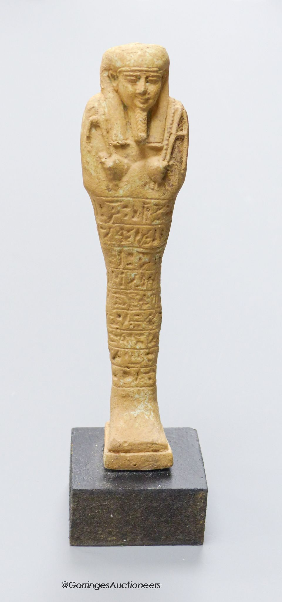 An Egyptian style ushabti, height 18cm